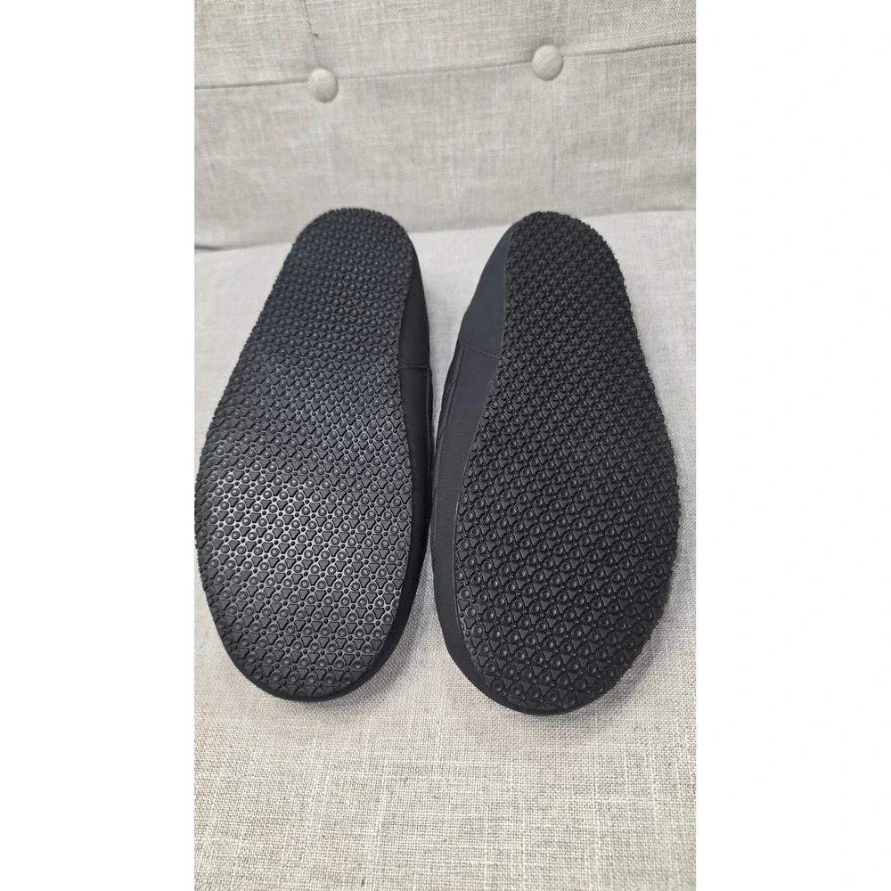 New Balance Caravan Moc v1 Black Quilted Fleece Lined Slippers SUFMOCB1 Mens 11